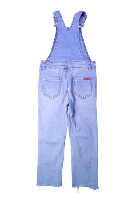 A Blue Long Overalls from Seed in size 5T for boy. (Back View)