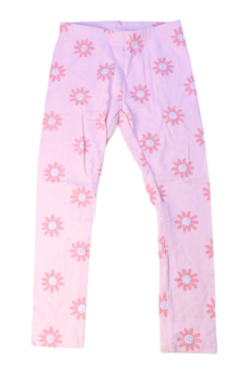 A Pink Leggings from Seed in size 3T for girl. (Front View)