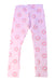 A Pink Leggings from Seed in size 3T for girl. (Back View)