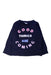 A Navy Crewneck Sweatshirts from Seed in size 5T for girl. (Front View)