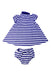 A Blue Dress Sets from Ralph Lauren in size 2T for girl. (Back View)