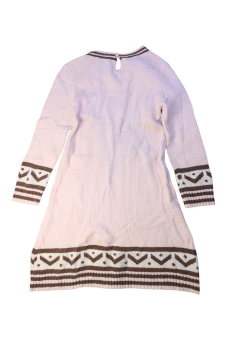 A Pink Sweater Dresses from Monnalisa in size 8Y for girl. (Back View)