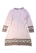 A Pink Sweater Dresses from Monnalisa in size 8Y for girl. (Back View)