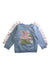 A Blue Crewneck Sweatshirts from Stella McCartney in size 4T for girl. (Front View)
