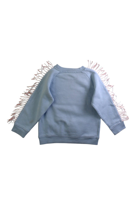 A Blue Crewneck Sweatshirts from Stella McCartney in size 4T for girl. (Back View)