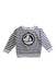 A Navy Crewneck Sweatshirts from Petit Bateau in size 3T for boy. (Front View)