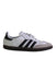 A White Sneakers from Adidas in size 4T for boy. (Front View)
