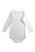 A White Long Sleeve Bodysuits from Petit Bateau in size 12-18M for neutral. (Back View)