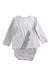 A Grey Long Sleeve Bodysuits from Seed in size 12-18M for boy. (Back View)