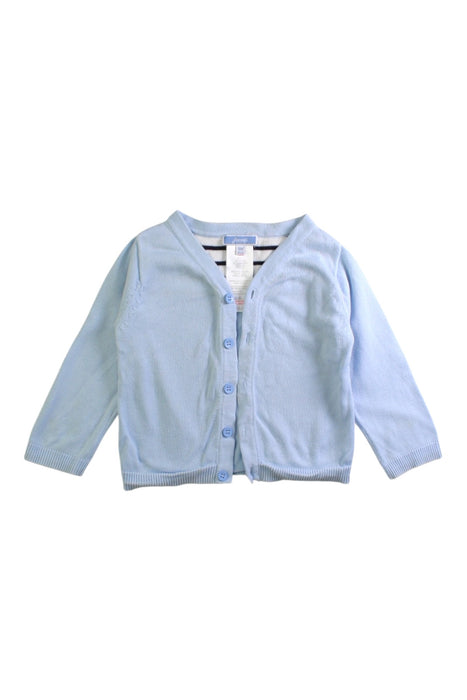 A Blue Cardigans from Jacadi in size 12-18M for neutral. (Front View)