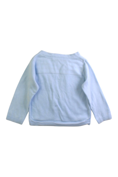 A Blue Cardigans from Jacadi in size 12-18M for neutral. (Back View)
