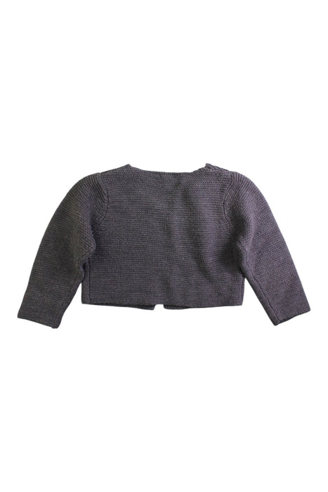 A Grey Cardigans from Aosta in size 12-18M for girl. (Back View)