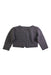 A Grey Cardigans from Aosta in size 12-18M for girl. (Back View)