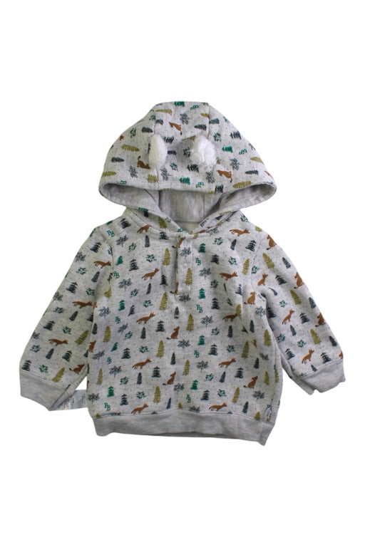 A Multicolour Hooded Sweatshirts from Petit Bateau in size 6-12M for boy. (Front View)