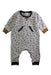 A White Long Sleeve Rompers from Petit Bateau in size 12-18M for boy. (Front View)