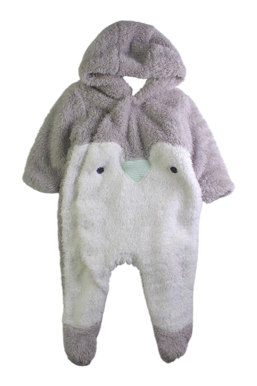 A Taupe Long Sleeve Bodysuits from Mothercare in size 3-6M for boy. (Front View)
