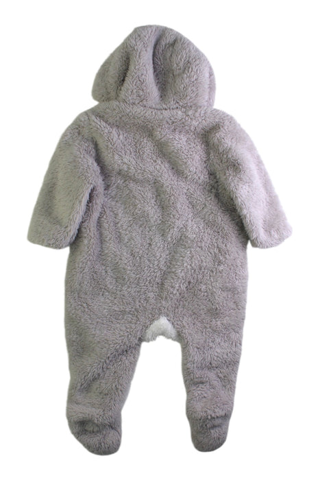 A Taupe Long Sleeve Bodysuits from Mothercare in size 3-6M for boy. (Back View)