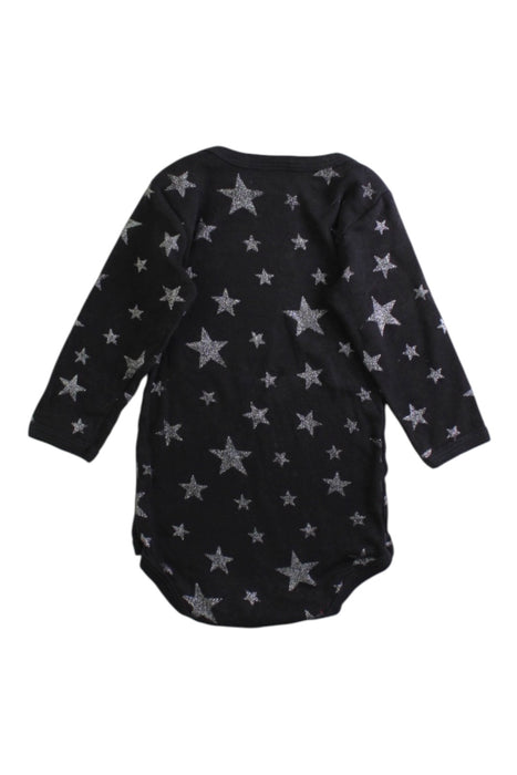 A Black Long Sleeve Bodysuits from Petit Bateau in size 3-6M for boy. (Back View)