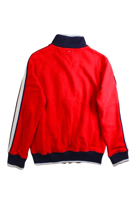 A Red Lightweight Jackets from Tommy Hilfiger in size 8Y for boy. (Back View)