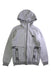A Grey Zippered Sweatshirts from Adidas in size 12Y for boy. (Front View)