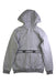 A Grey Zippered Sweatshirts from Adidas in size 12Y for boy. (Back View)