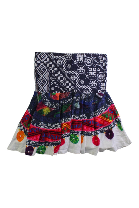 A Multicolour Short Skirts from Desigual in size 9Y for girl. (Back View)