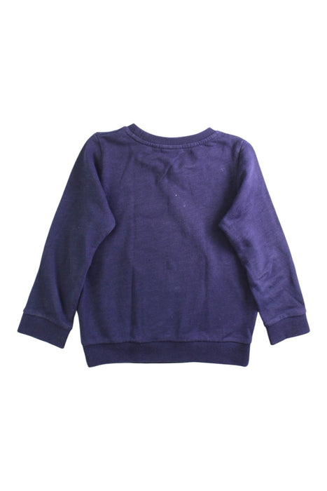 A Navy Crewneck Sweatshirts from Seed in size 6T for boy. (Back View)