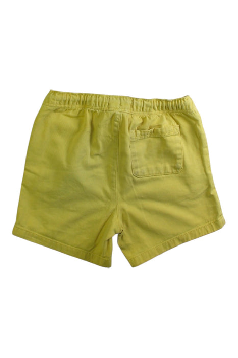 A Yellow Shorts from Boden in size 5T for boy. (Back View)