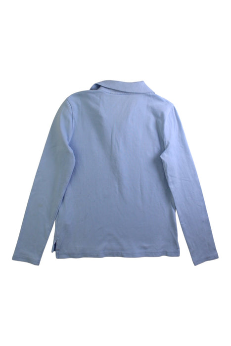 A Blue Long Sleeve Polos from Polo Ralph Lauren in size 6T for girl. (Back View)