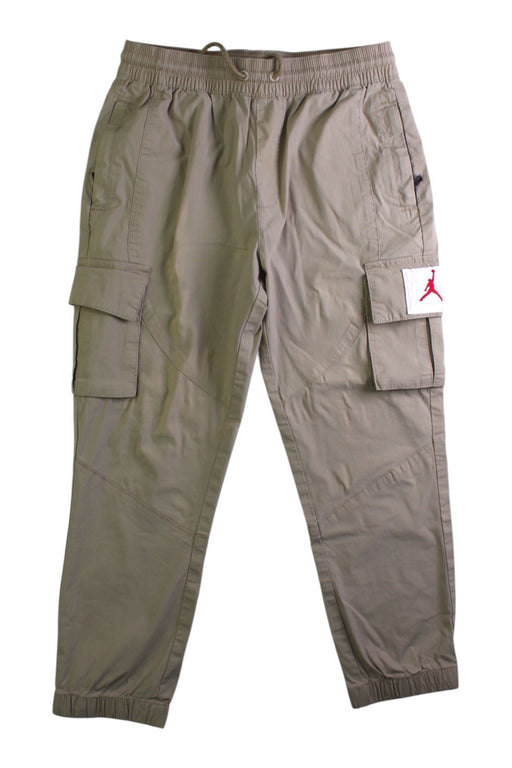 A Beige Casual Pants from Air Jordan in size 7Y for boy. (Front View)