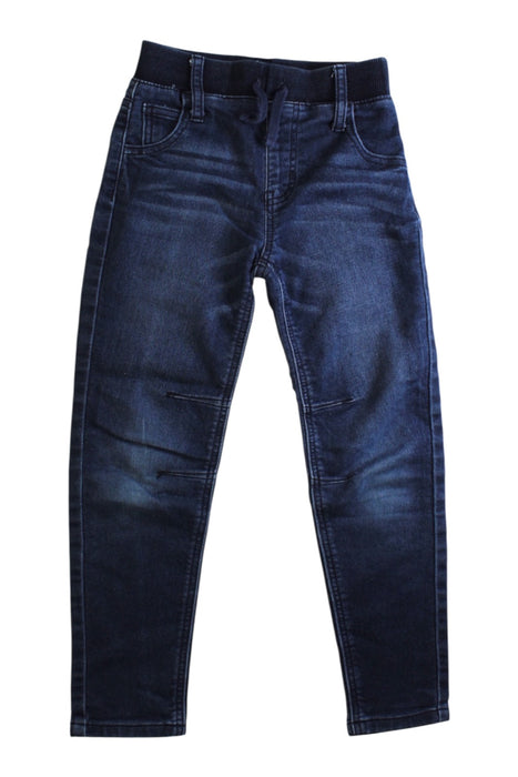 A Navy Jeans from Peek in size 6T for boy. (Front View)