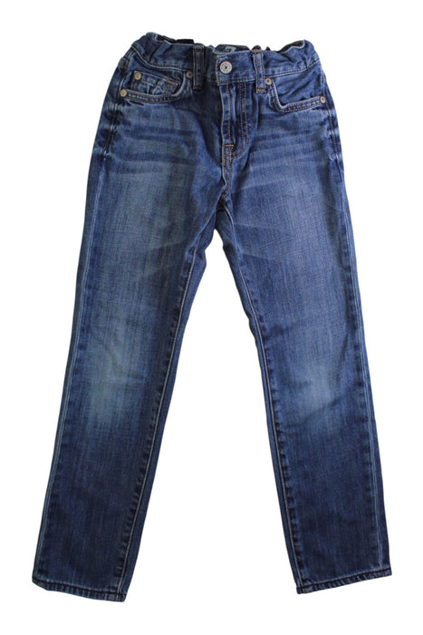A Blue Jeans from 7 For All Mankind in size 6T for boy. (Front View)