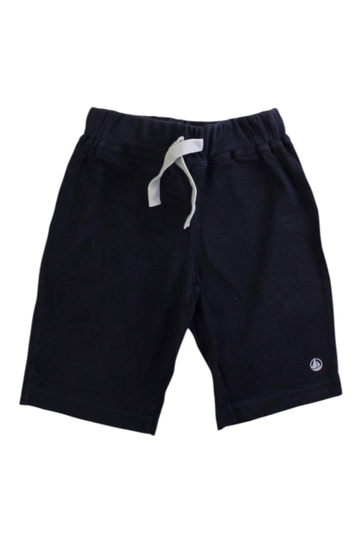 A Navy Shorts from Petit Bateau in size 5T for boy. (Front View)