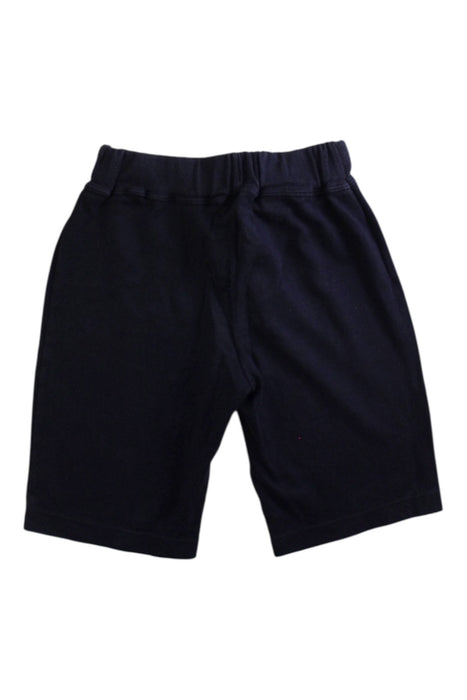 A Navy Shorts from Petit Bateau in size 5T for boy. (Back View)