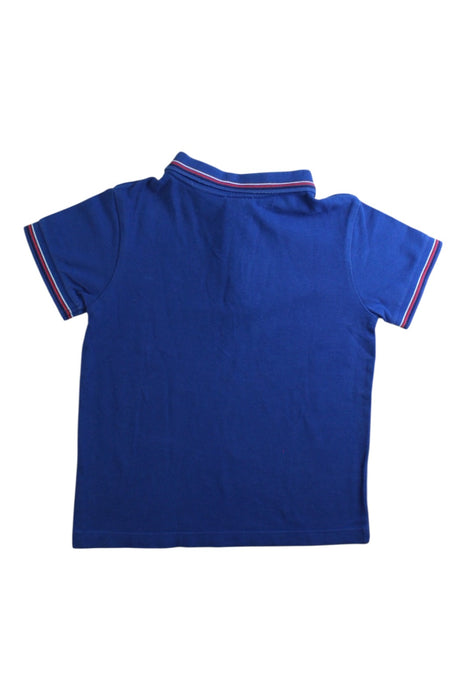 A Blue Short Sleeve Polos from Jacadi in size 6T for boy. (Back View)