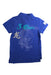 A Blue Short Sleeve Polos from Shanghai Tang in size 4T for boy. (Back View)