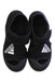 A Black Sandals from Adidas in size 6T for neutral. (Back View)
