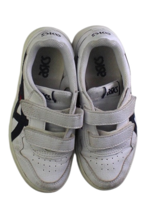 A White Sneakers from ASICS in size 6T for neutral. (Back View)
