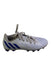 A White Cleats/Soccer Shoes from Adidas in size 6T for boy. (Front View)