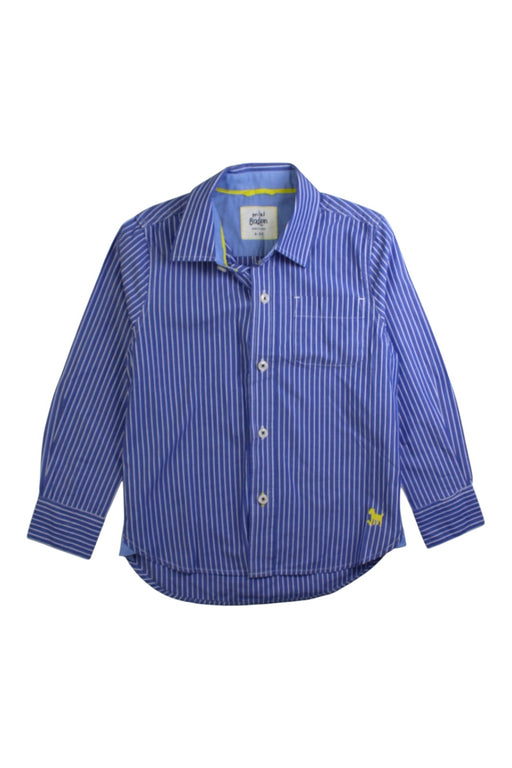 A Blue Long Sleeve Shirts from Boden in size 4T for boy. (Front View)