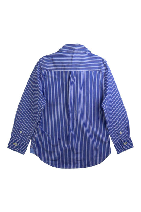 A Blue Long Sleeve Shirts from Boden in size 4T for boy. (Back View)