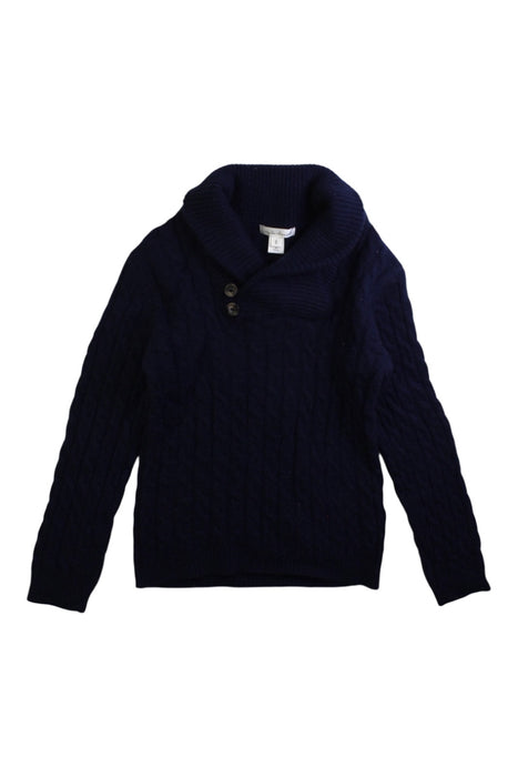 A Navy Knit Sweaters from Marie Chantal in size 6T for boy. (Front View)