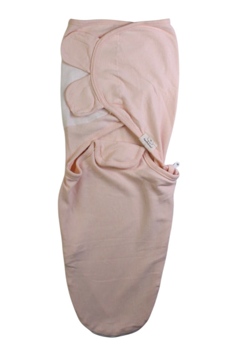 A Pink Swaddles from KeaBabies in size 0-3M for neutral. (Front View)