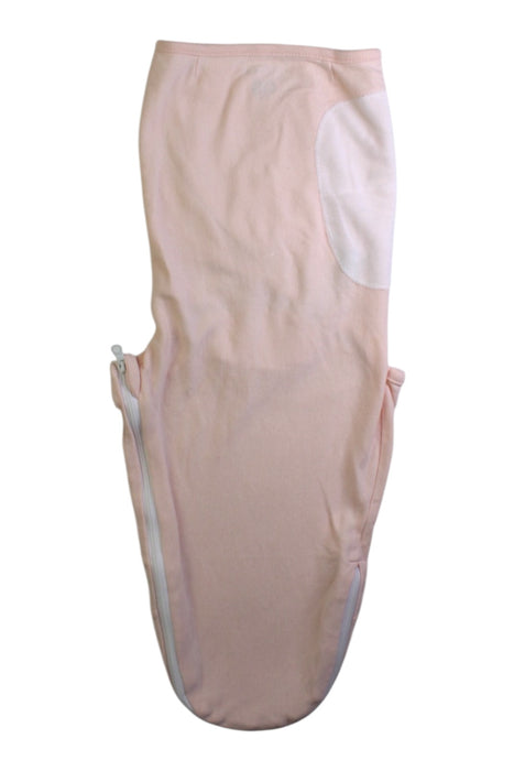 A Pink Swaddles from KeaBabies in size 0-3M for neutral. (Back View)