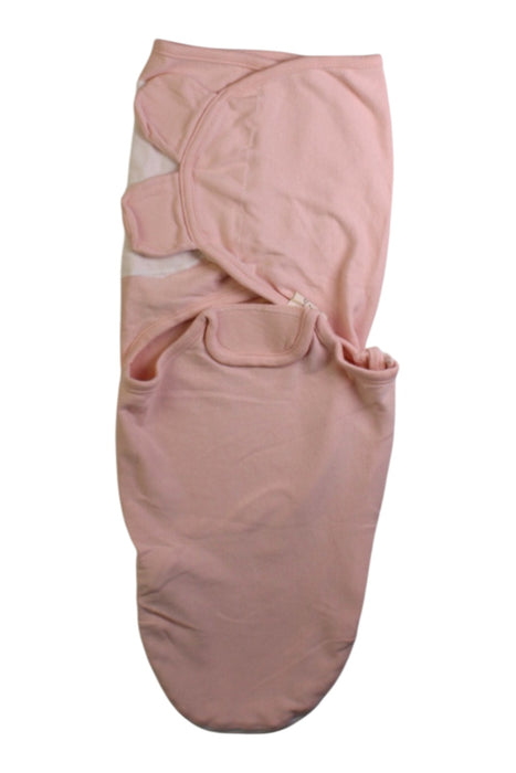 A Pink Swaddles from KeaBabies in size 0-3M for girl. (Front View)
