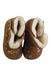 A Brown Booties from UGG in size 12-18M for girl. (Back View)