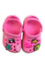 A Pink Slip Ons from Crocs in size 12-18M for girl. (Back View)
