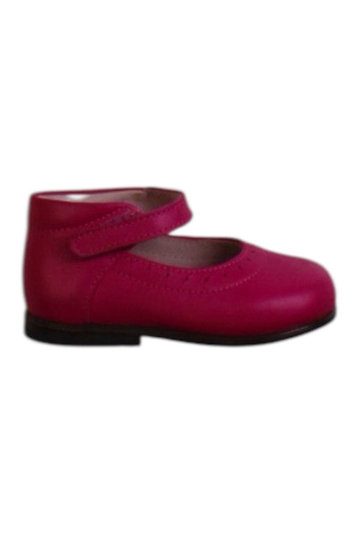A Pink Flats from Jacadi in size 12-18M for girl. (Front View)