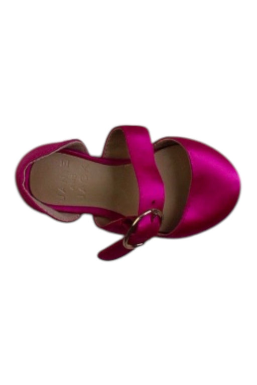A Pink Flats from Janie & Jack in size 18-24M for girl. (Front View)
