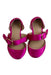 A Pink Flats from Janie & Jack in size 18-24M for girl. (Back View)